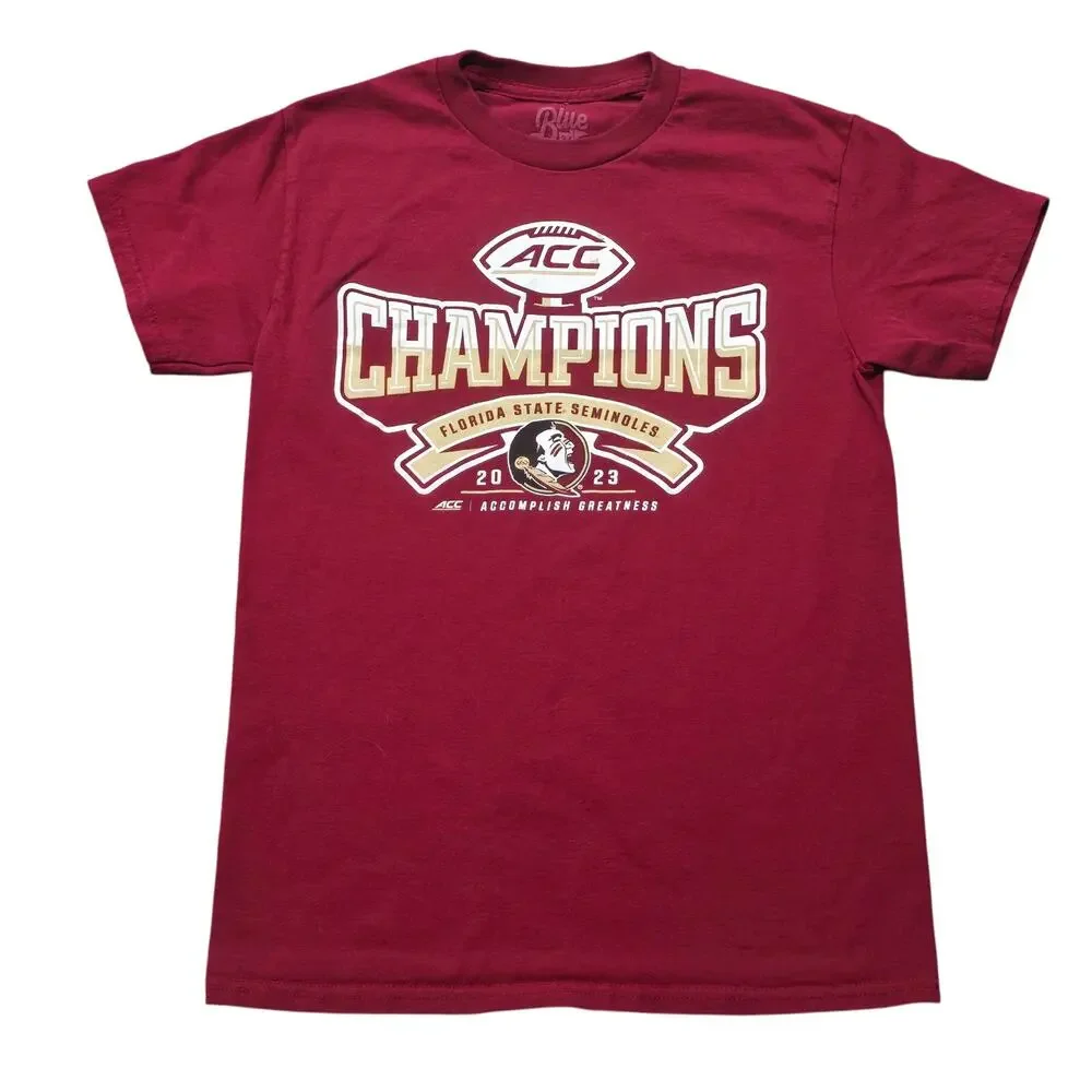 FSU Florida State Seminoles ACC Football National Champions Short Sleeved Shirt - Picture 7 of 7